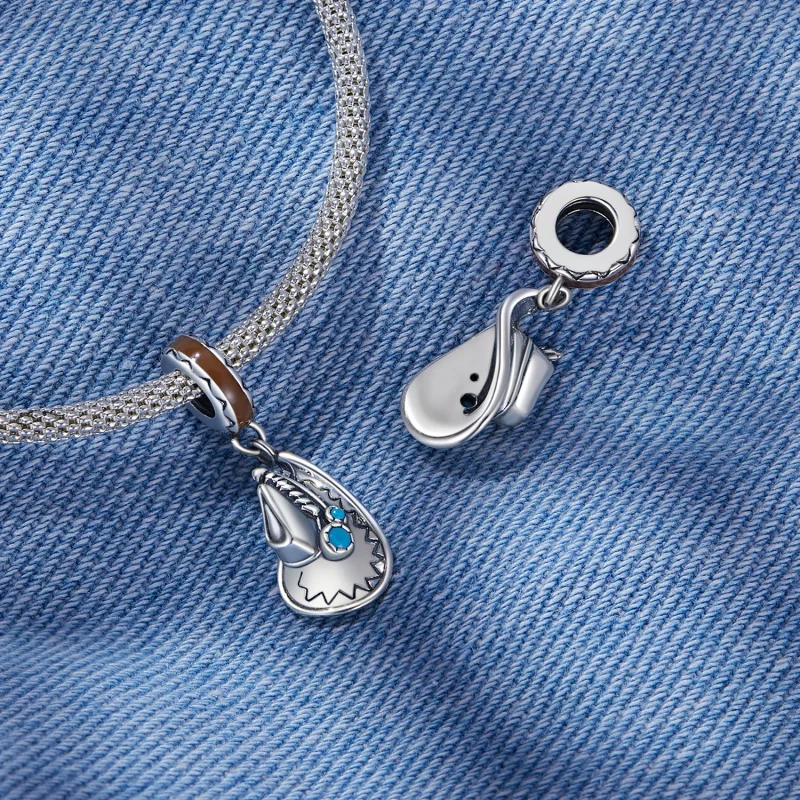 (Bild für) Pandora Style Cowboy Hat Anhänger - SCC2565 - Ansicht 4
