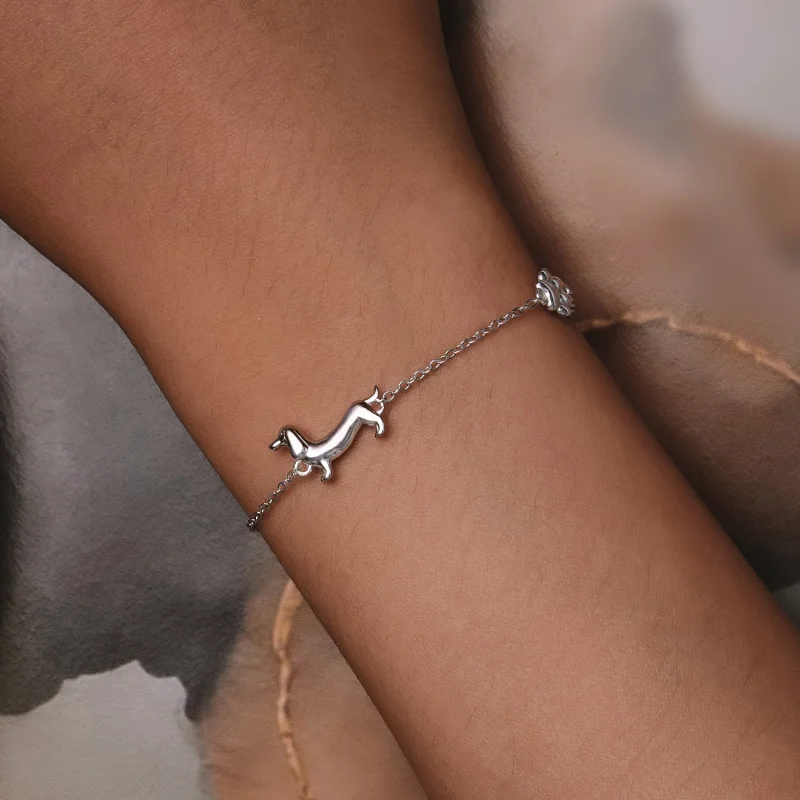 (Bild für) Pandora Style Dackel Kettenarmband - SCB262 - Ansicht 5