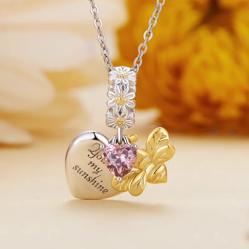 (Bild für) Pandora Style Daisy Bee Anhänger - BSC816 - Ansicht 2