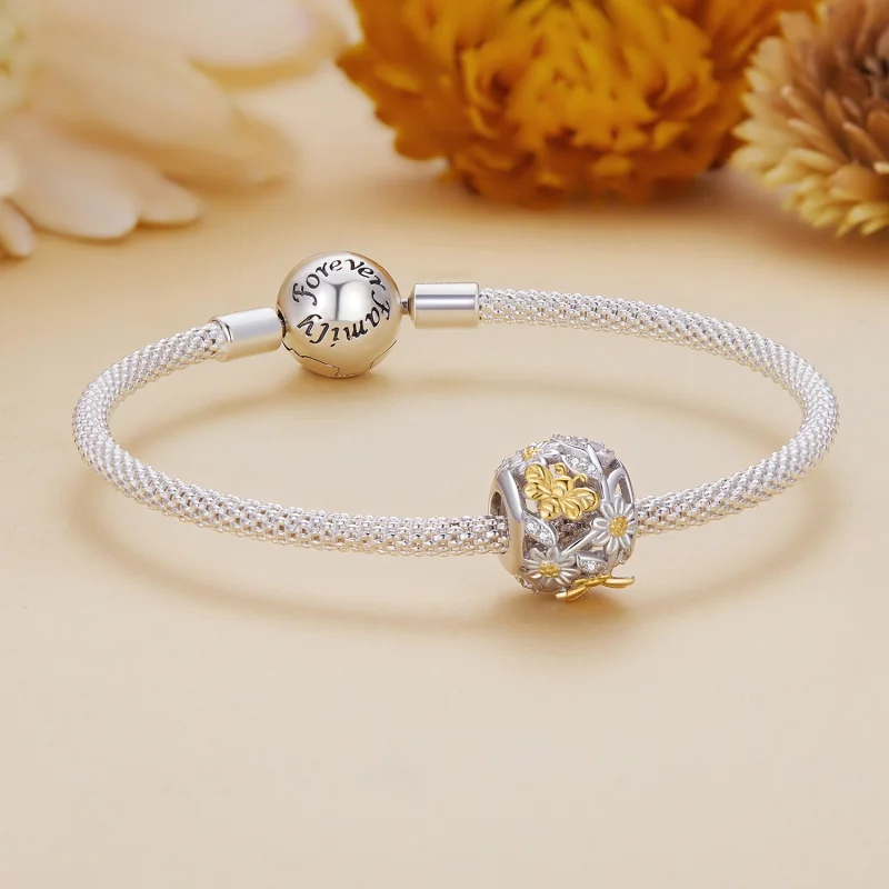(Bild für) Pandora Style Daisy Bee Charm - BSC818 - Ansicht 5