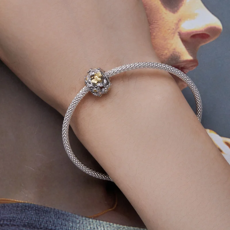 (Bild für) Pandora Style Daisy Bee Charm - BSC818 - Ansicht 6