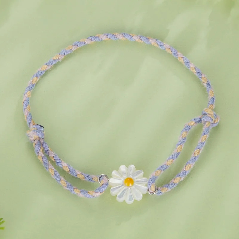 (Bild für) Pandora Style Daisy Cord Armband - SCB250 - Ansicht 3