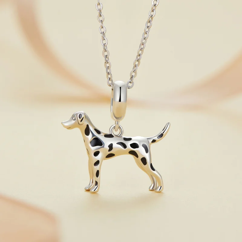 (Bild für) Pandora Style Dalmatian Anhänger - BSC798 - Ansicht 3