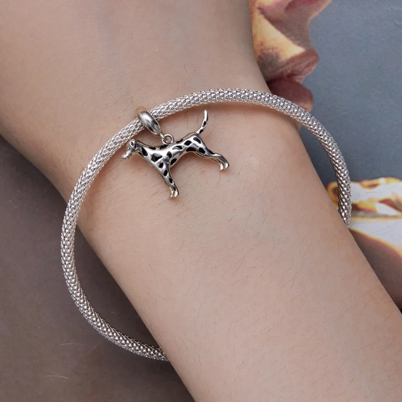 (Bild für) Pandora Style Dalmatian Anhänger - BSC798 - Ansicht 5