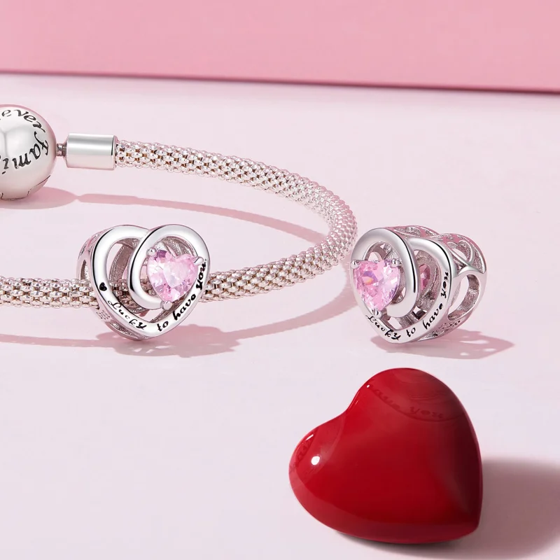 (Bild für) Pandora Style Dankbarkeits-Anhänger - BSC921 - Ansicht 4