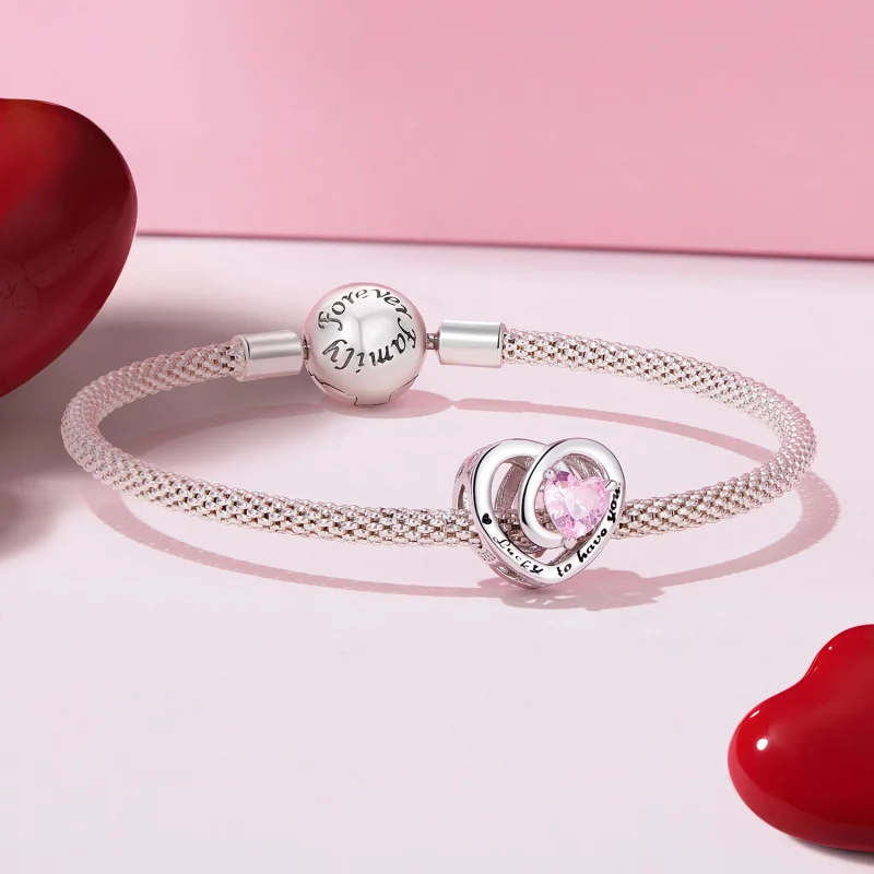 (Bild für) Pandora Style Dankbarkeits-Anhänger - BSC921 - Ansicht 5