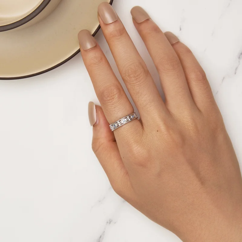 (Bild für) Pandora Style Devil Eye Ring - BSR456 - Ansicht 5