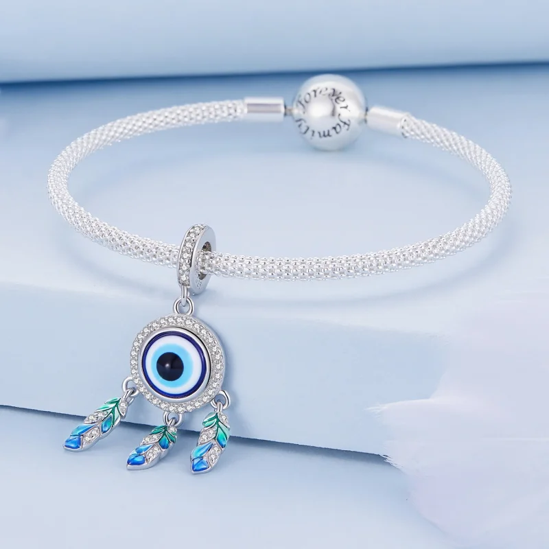 (Bild für) Pandora Style Devil's Eye Anhänger - BSC785 - Ansicht 4