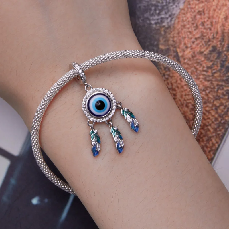 (Bild für) Pandora Style Devil's Eye Anhänger - BSC785 - Ansicht 8