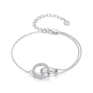 (Bild für) Pandora Style Doppelketten-Armband - BSB151