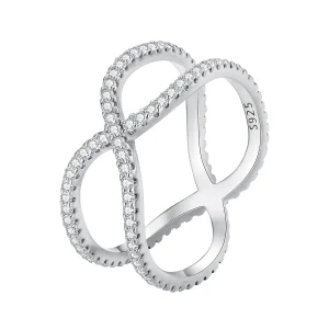(Bild für) Pandora Style Doppelschicht Ring - BSR386