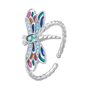 (Bild für) Pandora Style DragonflyOpen Ring - BSR385