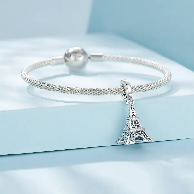 (Bild für) Pandora Style Eiffel Tower Anhänger - SCC2570 - Ansicht 4