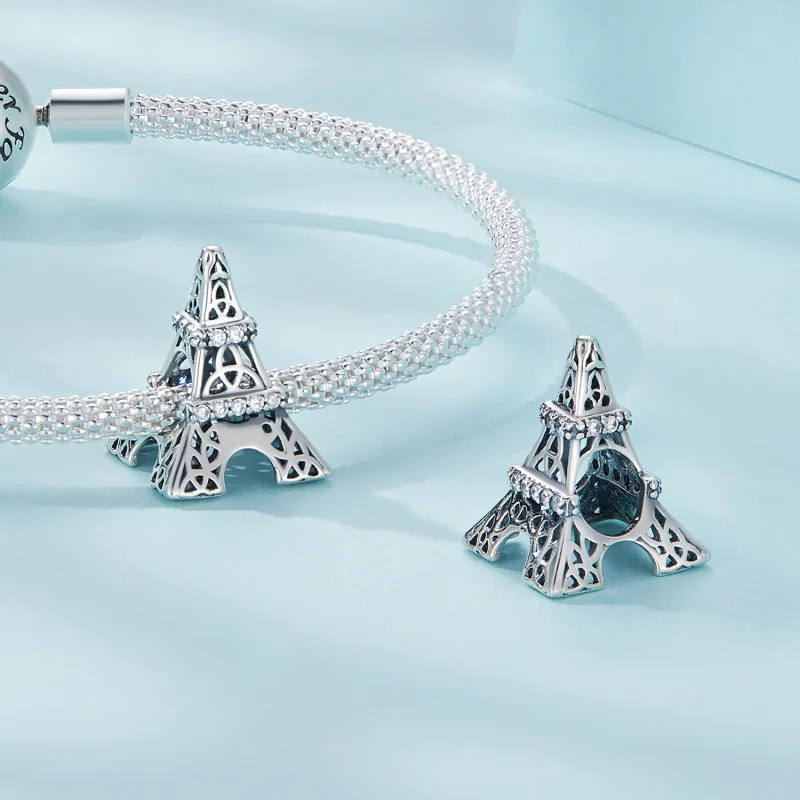 (Bild für) Pandora Style Eiffel Tower Charm - SCC2465 - Ansicht 4