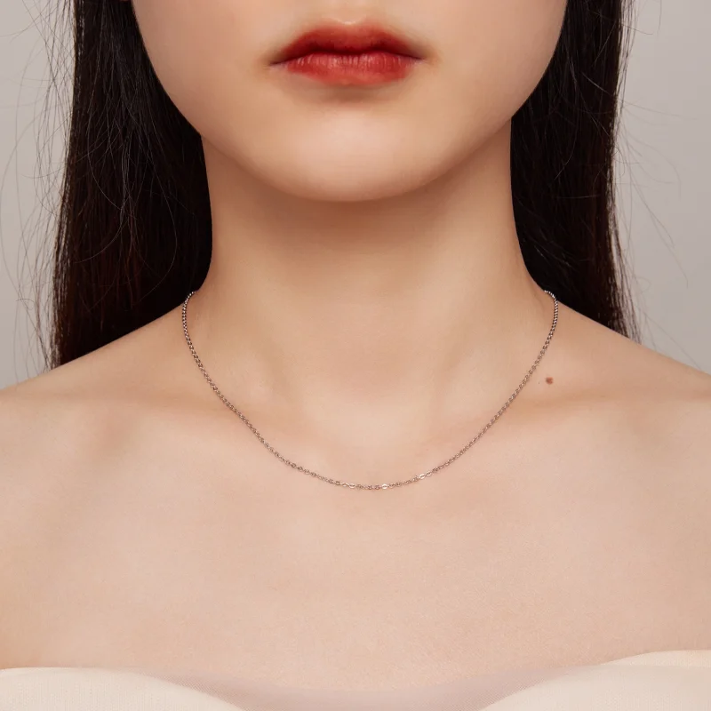 (Bild für) Pandora Style Einfache Silberkette - SCA018 - Ansicht 6
