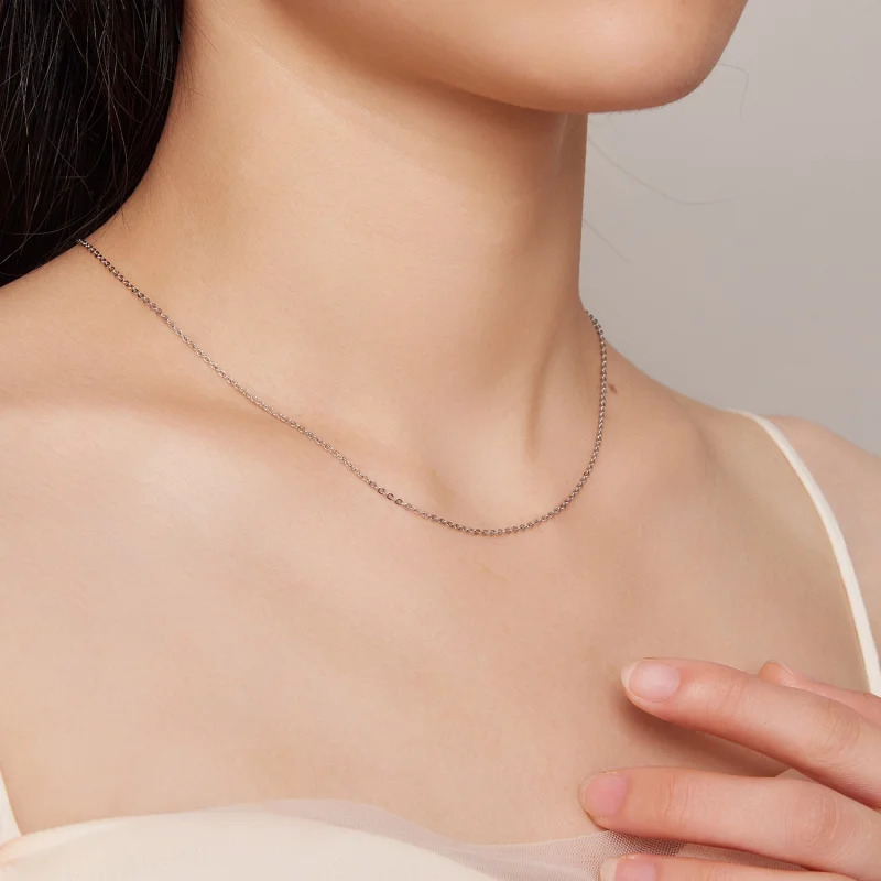 (Bild für) Pandora Style Einfache Silberkette - SCA018 - Ansicht 8