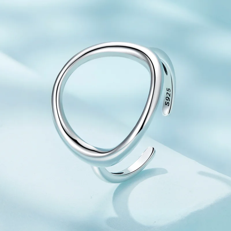 (Bild für) Pandora Style Einfacher Samsara Offener Ring - SCR919 - Ansicht 2