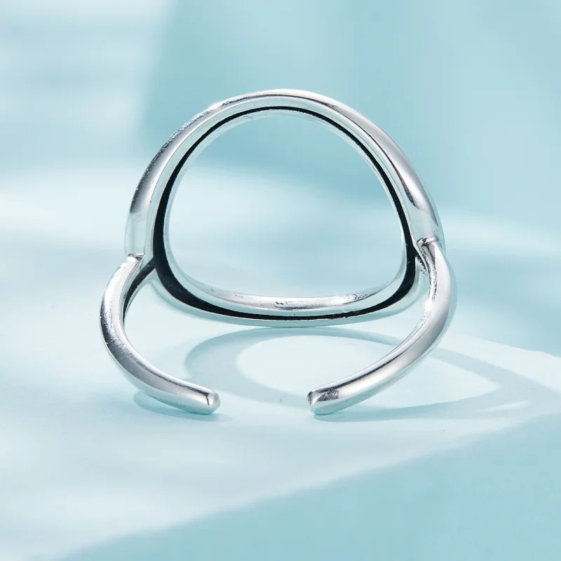(Bild für) Pandora Style Einfacher Samsara Offener Ring - SCR919 - Ansicht 4