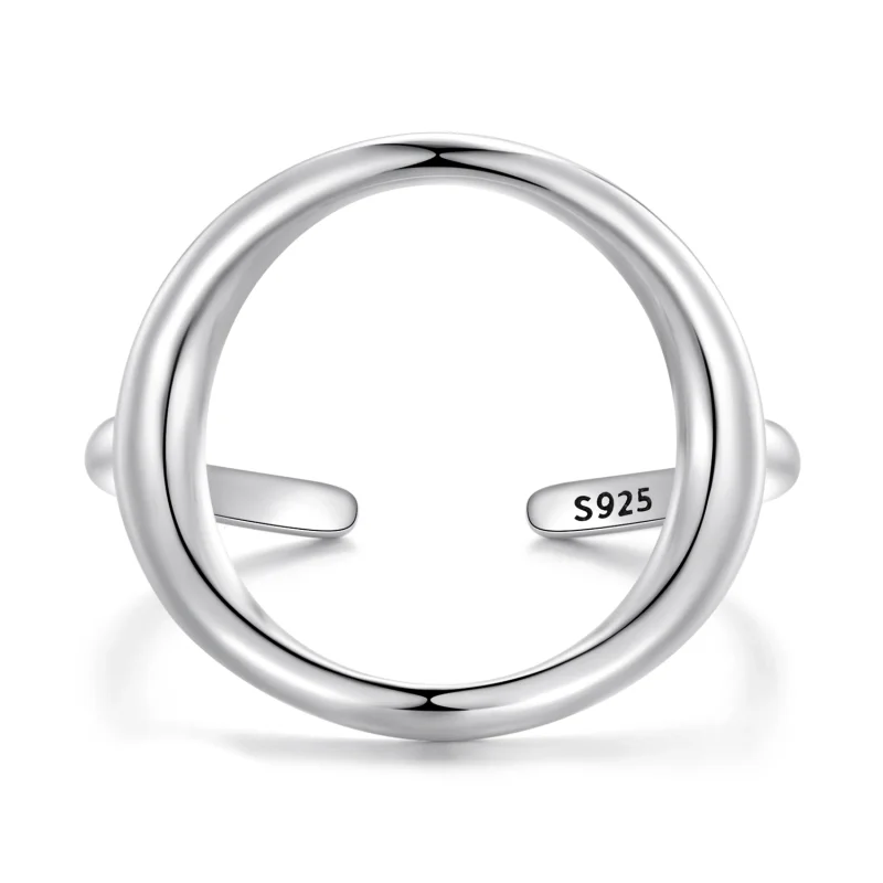 (Bild für) Pandora Style Einfacher Samsara Offener Ring - SCR919 - Ansicht 8
