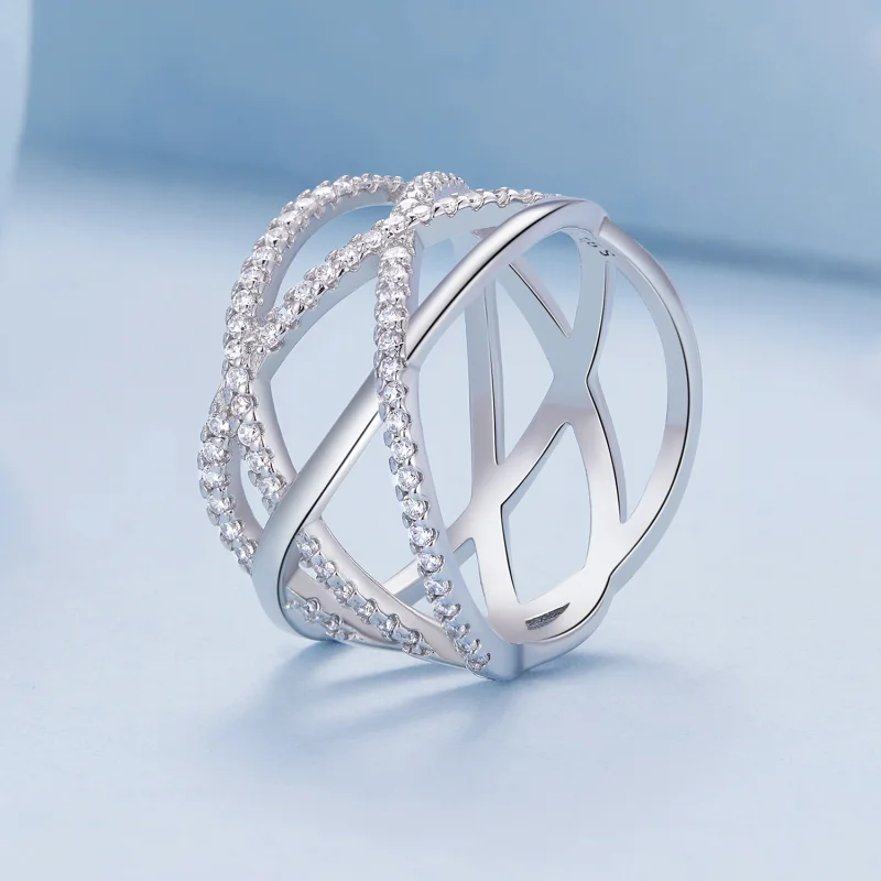 (Bild für) Pandora Style Einfacher Samsara Ring - BSR396 - Ansicht 2
