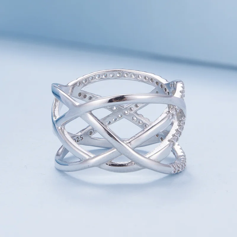 (Bild für) Pandora Style Einfacher Samsara Ring - BSR396 - Ansicht 4