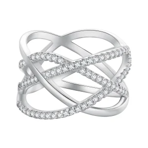 (Bild für) Pandora Style Einfacher Samsara Ring - BSR396