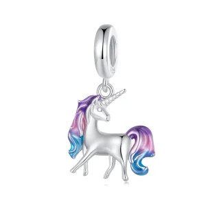 (Bild für) Pandora Style Einhorn-Anhänger - SCC2621