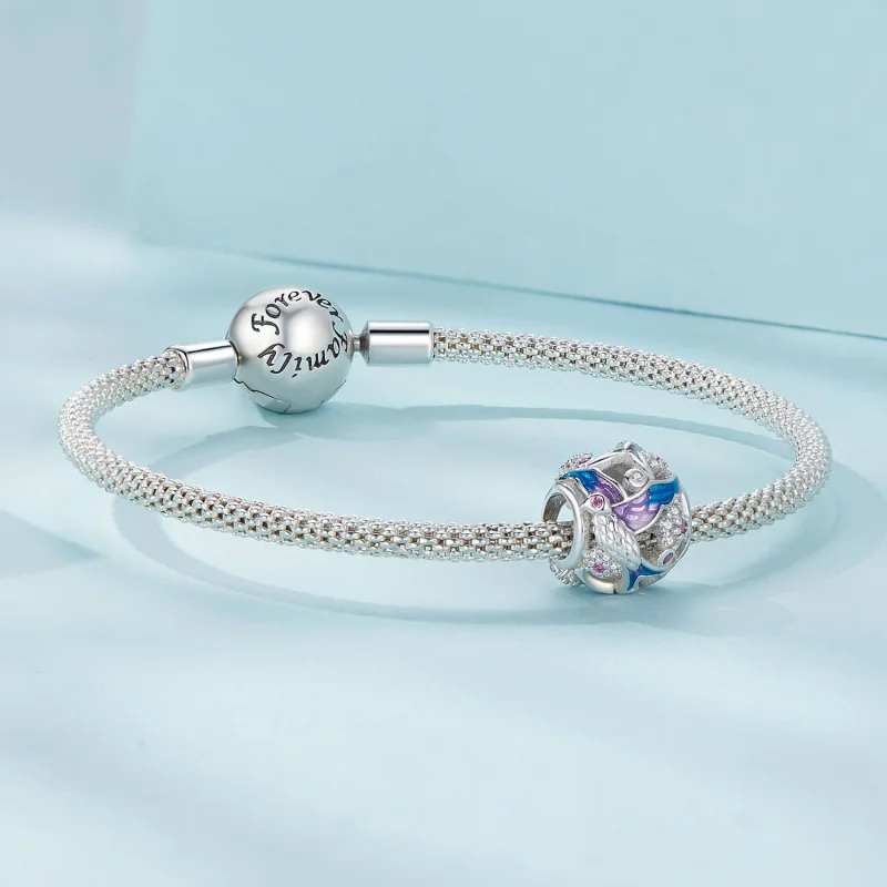 (Bild für) Pandora Style Eisvogel-Anhänger - SCC2627 - Ansicht 5