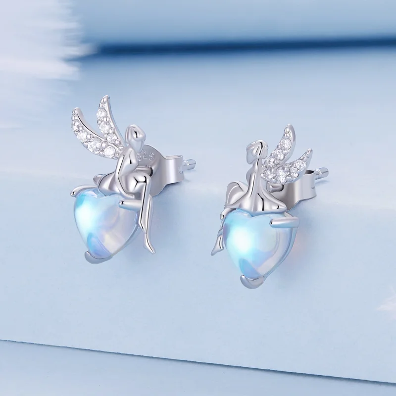 (Bild für) Pandora Style Elf Stecker Ohrringe - BSE796 - Ansicht 2