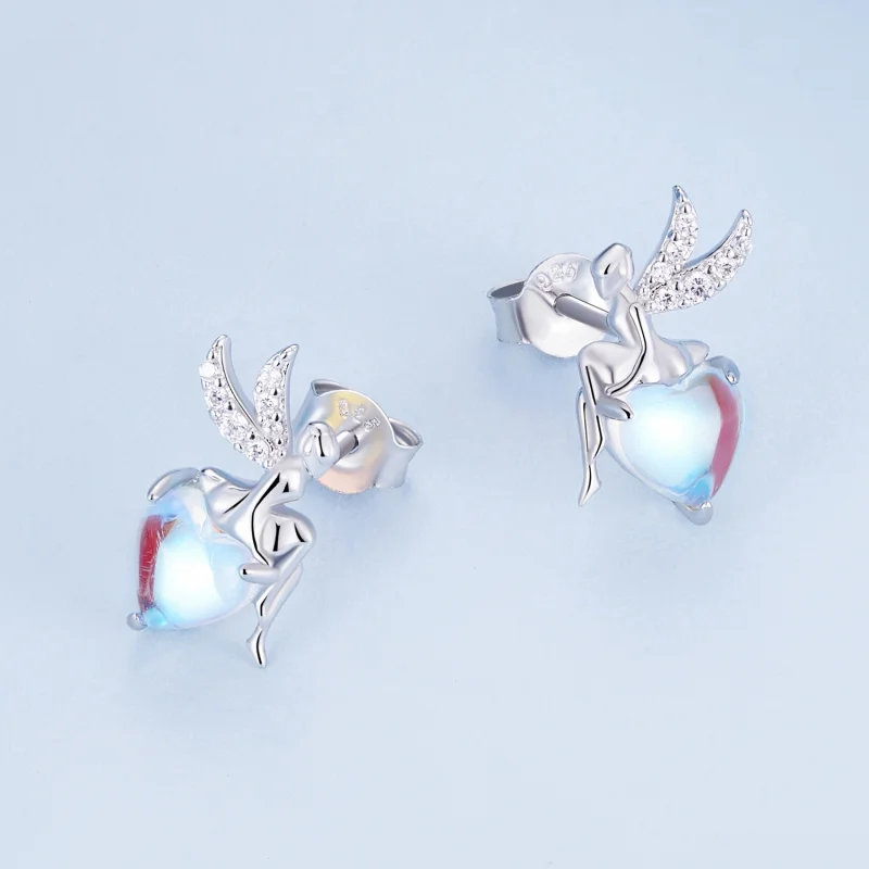 (Bild für) Pandora Style Elf Stecker Ohrringe - BSE796 - Ansicht 4