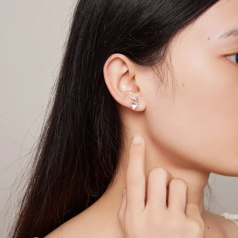 (Bild für) Pandora Style Elf Stecker Ohrringe - BSE796 - Ansicht 6