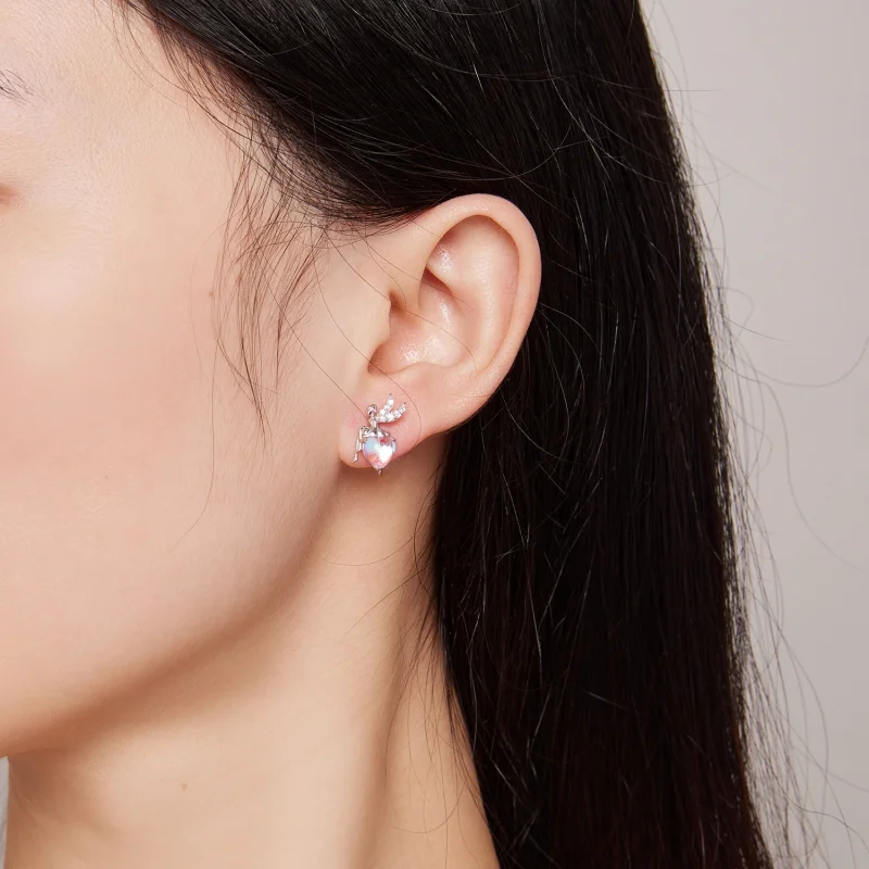 (Bild für) Pandora Style Elf Stecker Ohrringe - BSE796 - Ansicht 7