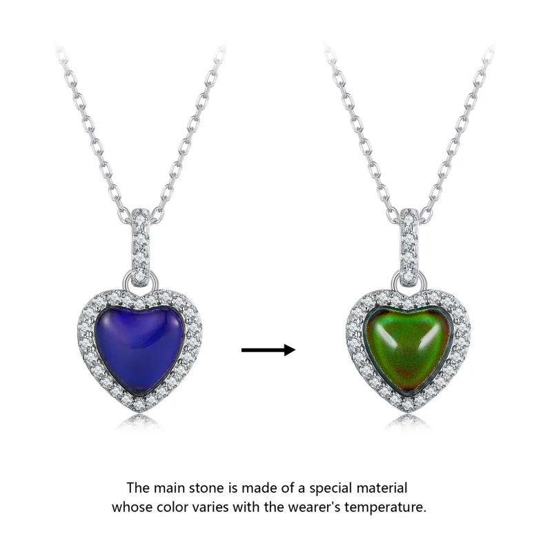 (Bild für) Pandora Style Emotional Heart Anhänger - BSN344 - Ansicht 2