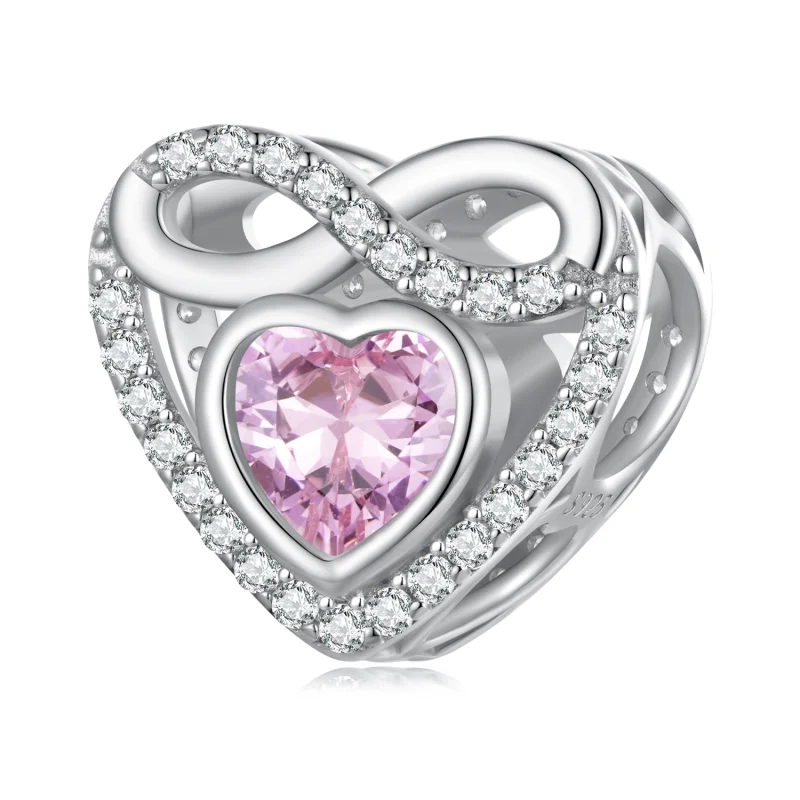 (Bild für) Pandora Style Eternal Heart Charm - BSC826 - Ansicht 7
