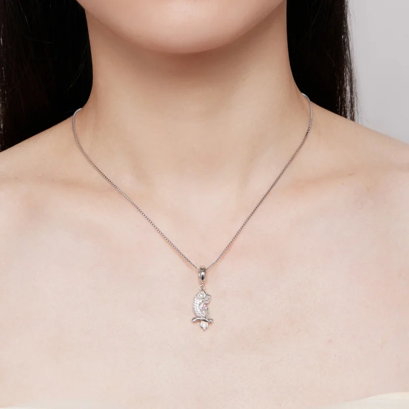(Bild für) Pandora Style Eulen-Anhänger - BSC832 - Ansicht 6