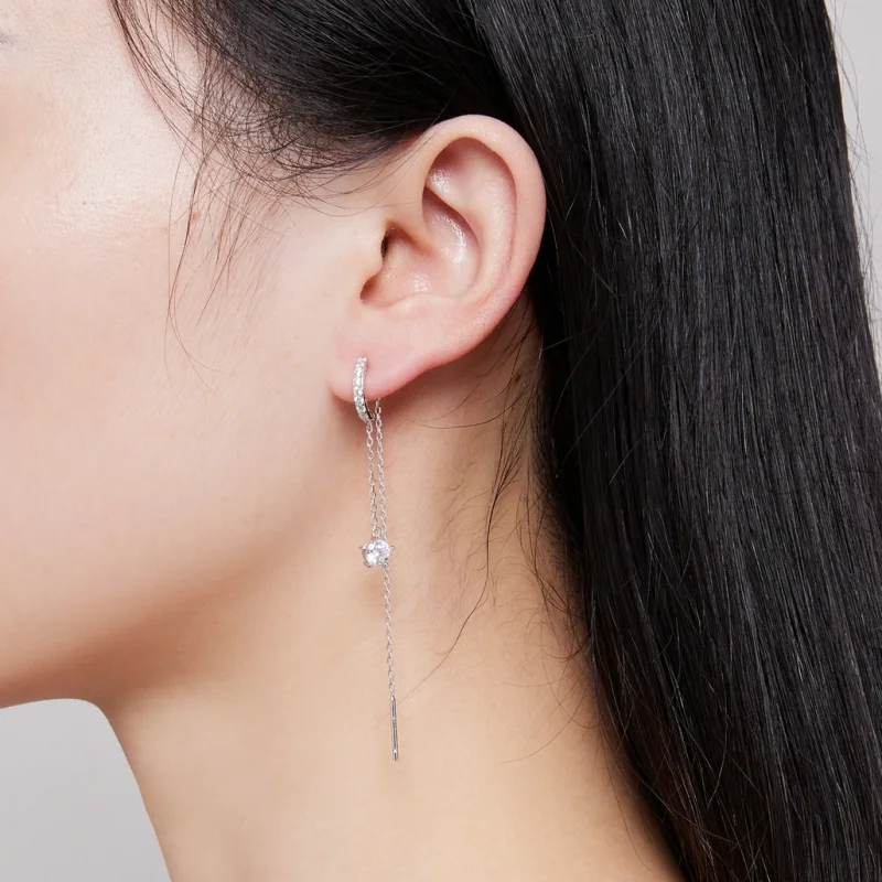 (Bild für) Pandora Style Exquisite Dangle Earrings - BSE830 - Ansicht 5
