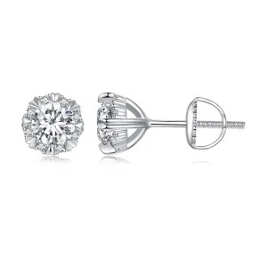 (Bild für) Pandora Style Exquisite Moissanite Steckerohrringe (Zwei Zertifikate) - MSE017