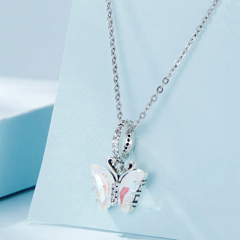 (Bild für) Pandora Style Farbiger Aurora-Schmetterling Anhänger - SCC2305-CF - Ansicht 2