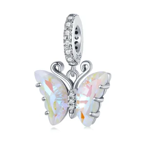 (Bild für) Pandora Style Farbiger Aurora-Schmetterling Anhänger - SCC2305-CF