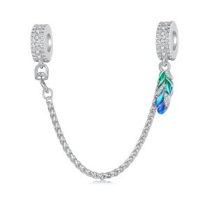 (Bild für) Pandora Style Feather Safe Chain - BSC914