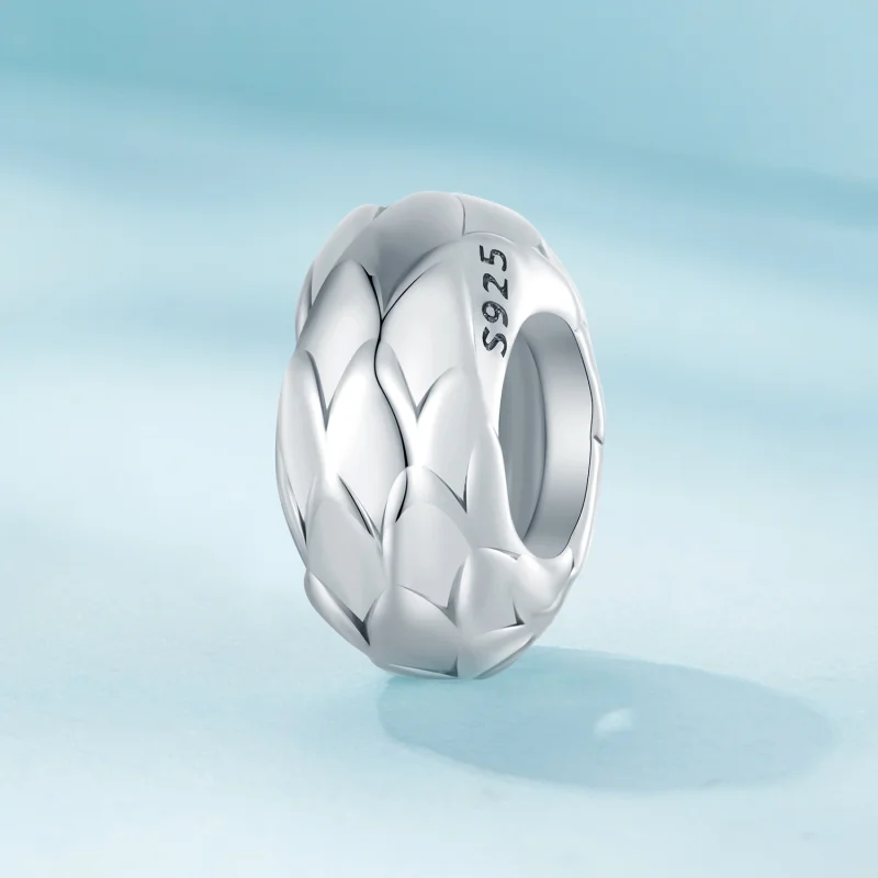 (Bild für) Pandora Style Feder Silikon Abstandshalter - SCC2564 - Ansicht 2