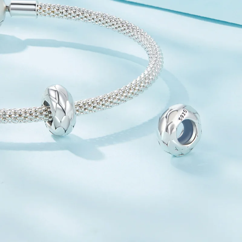 (Bild für) Pandora Style Feder Silikon Abstandshalter - SCC2564 - Ansicht 4