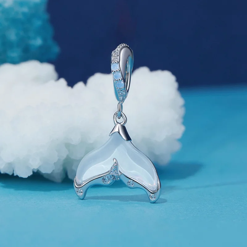 (Bild für) Pandora Style Fischschwanz-Anhänger - BSC916 - Ansicht 2