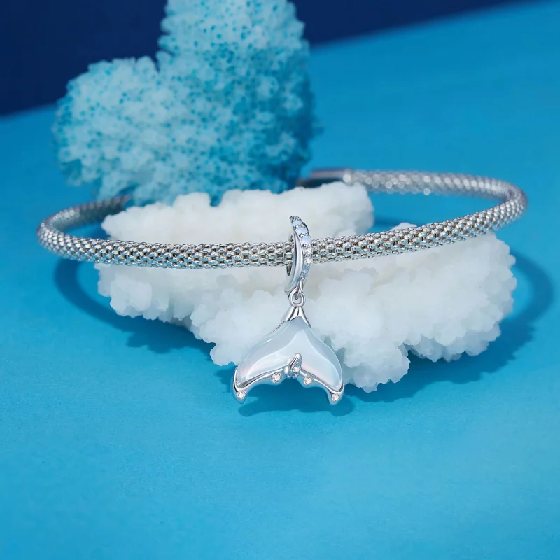 (Bild für) Pandora Style Fischschwanz-Anhänger - BSC916 - Ansicht 3