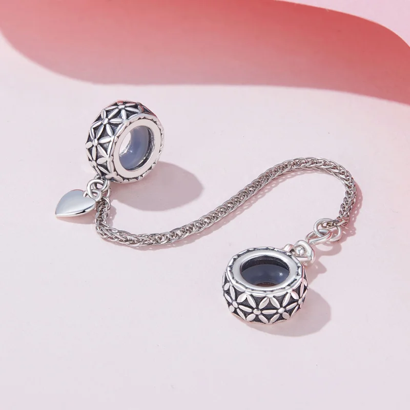 (Bild für) Pandora Style Flower of Life Silikon-Safe-Kette - SCC2632 - Ansicht 2