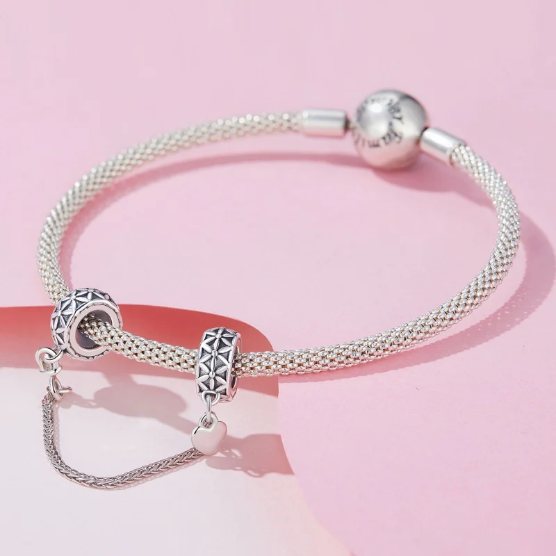 (Bild für) Pandora Style Flower of Life Silikon-Safe-Kette - SCC2632 - Ansicht 3