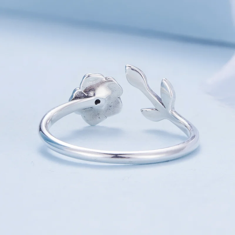 (Bild für) Pandora Style Flower Open Ring - BSR394 - Ansicht 4