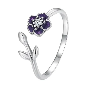 (Bild für) Pandora Style Flower Open Ring - BSR394