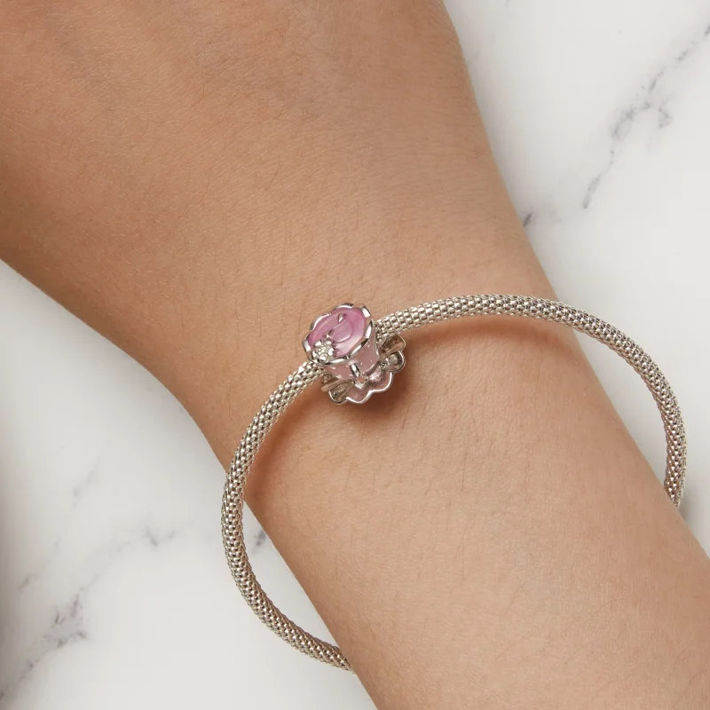 (Bild für) Pandora Style Flower Tea Cup Charm - SCC2563 - Ansicht 7