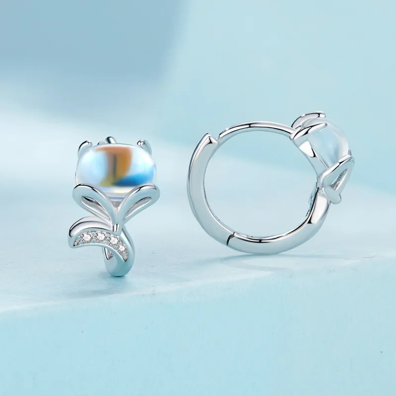 (Bild für) Pandora Style Fuchs Ohrringe - SCE1582 - Ansicht 2